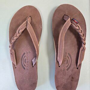 Rainbow Leather Sandals